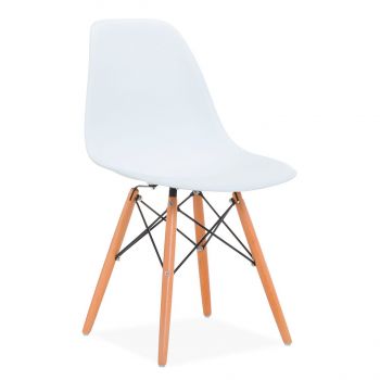 SILLA WOODEN HIGH QUALITY COLOR EDITION BLANCO